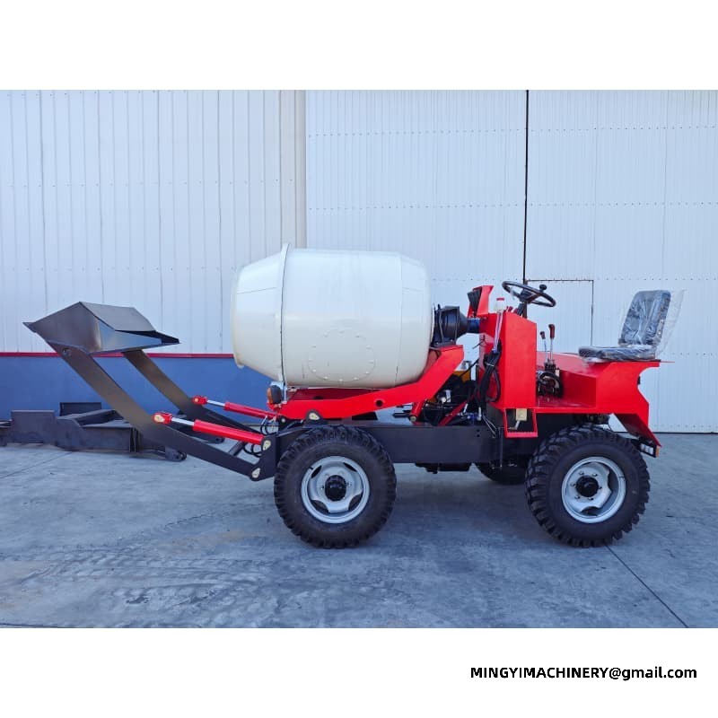 Electric Start Diesel Concrete Mixer
