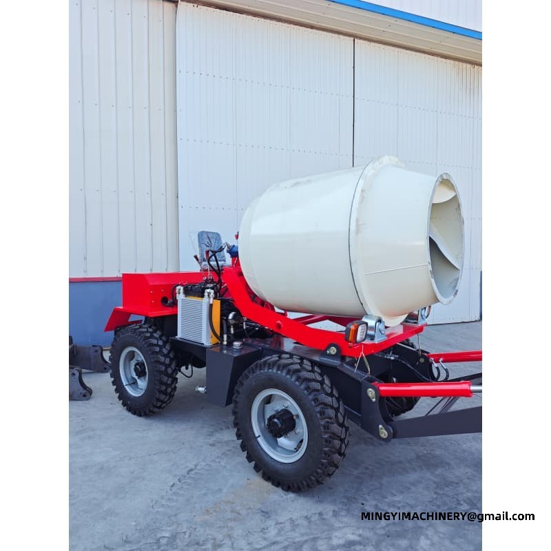 Electric Start Diesel Concrete Mixer