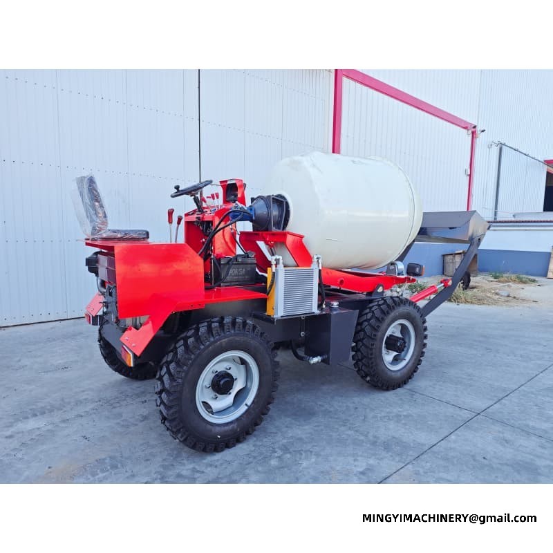 Tunnel Self Loading Concrete Truck, Low Clearance Mixer, Underground Digger