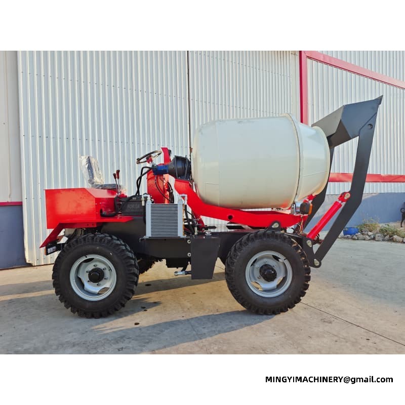 Tunnel Self Loading Concrete Truck, Low Clearance Mixer, Underground Digger