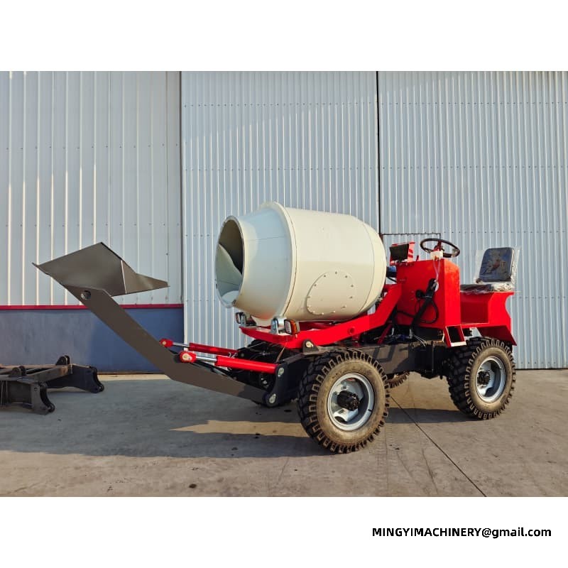 Farm & Plantation Concrete Mixer, Orchard Pathway Truck, Agricultural Mixer
