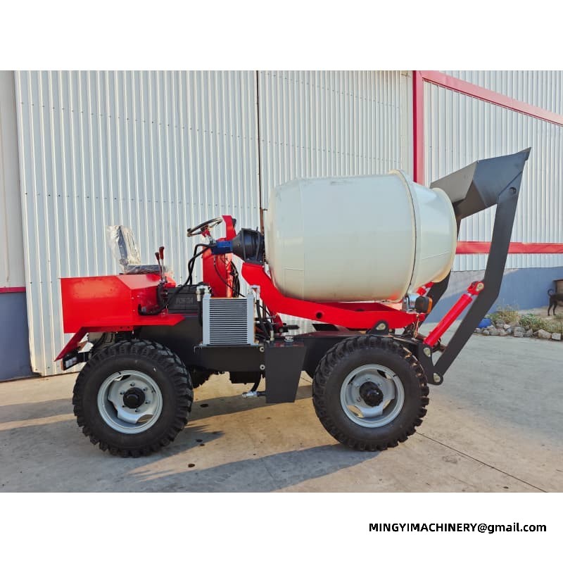 Farm & Plantation Concrete Mixer, Orchard Pathway Truck, Agricultural Mixer
