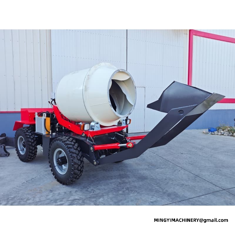 Farm & Plantation Concrete Mixer, Orchard Pathway Truck, Agricultural Mixer