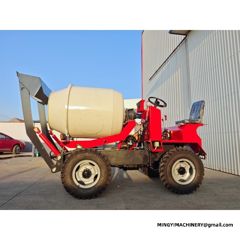 All-in-One Mobile Cement Mixer, Multi-Functional Site Loader, Utility Truck