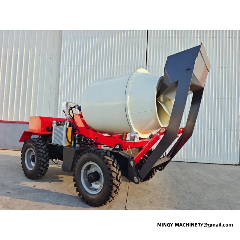 0.8m3 Self Loading Concrete Mixer, 0.8 Cubic Meter Self Loader, 0.8m³ Mixer