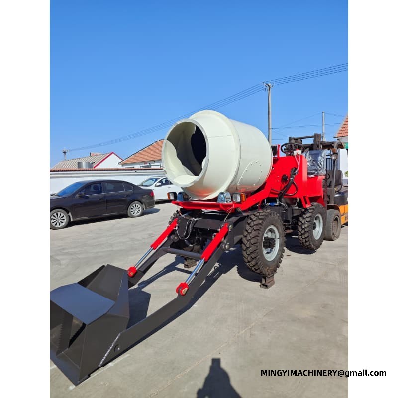 4WD Self Loading Concrete Mixer, 4x4 Self Loader Truck, Four Wheel Drive Mixer