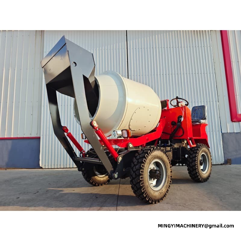 4WD Self Loading Concrete Mixer, 4x4 Self Loader Truck, Four Wheel Drive Mixer