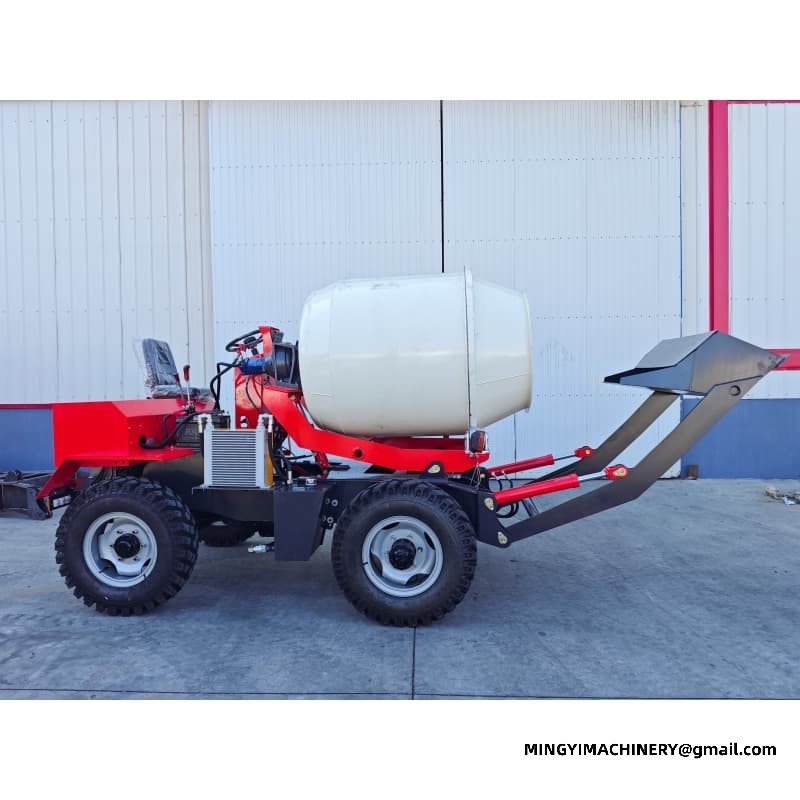  0.8m³ 4x4 Concrete Mixer