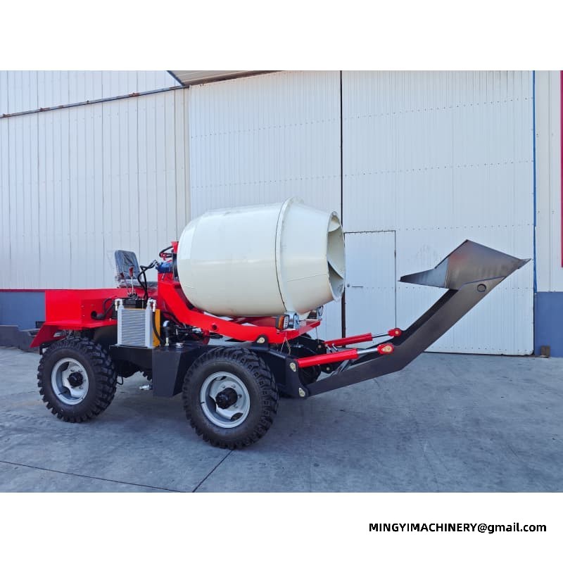 Small Diesel 0.8m3 Concrete Mixer