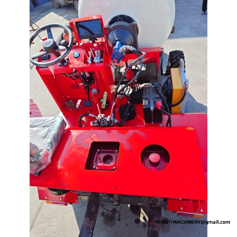 0.8m3 Rough Terrain Concrete Mixer, Off-Road 0.8m³ Self Loader, 4WD Site Mixer