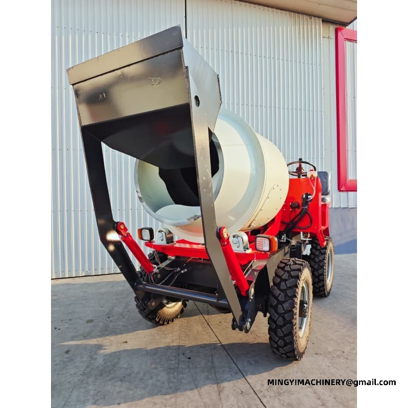 Front Loading 0.8m3 Concrete Mixer