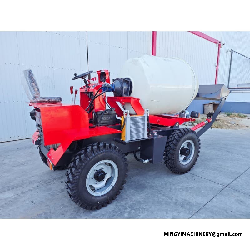 Mini 0.8m3 Self Loading Concrete Truck, Micro 0.8m³ Mixer, Compact Self Loader