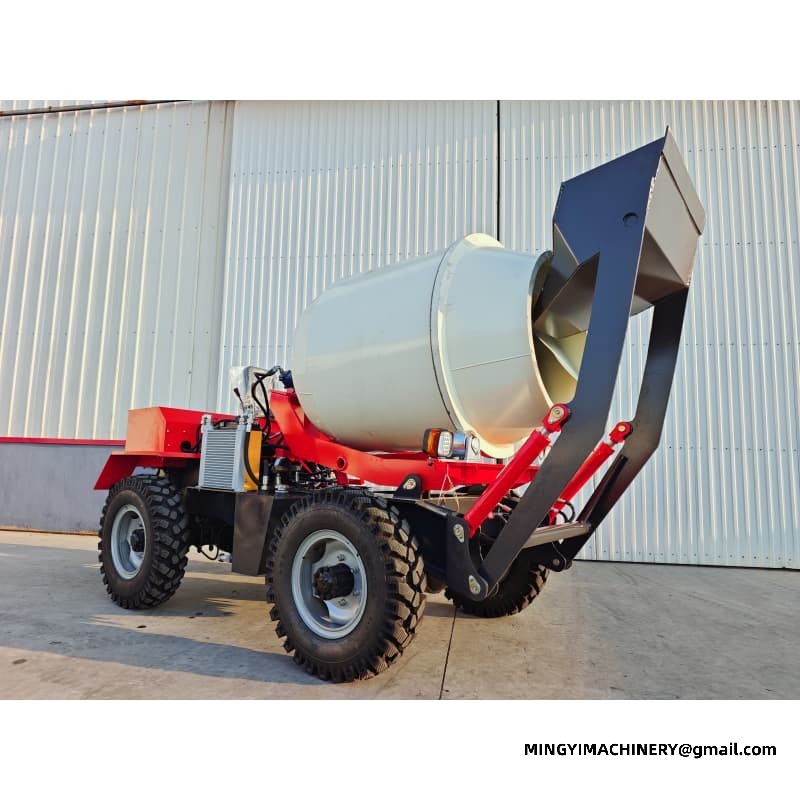 Mini 0.8m3 Self Loading Concrete Truck, Micro 0.8m³ Mixer, Compact Self Loader