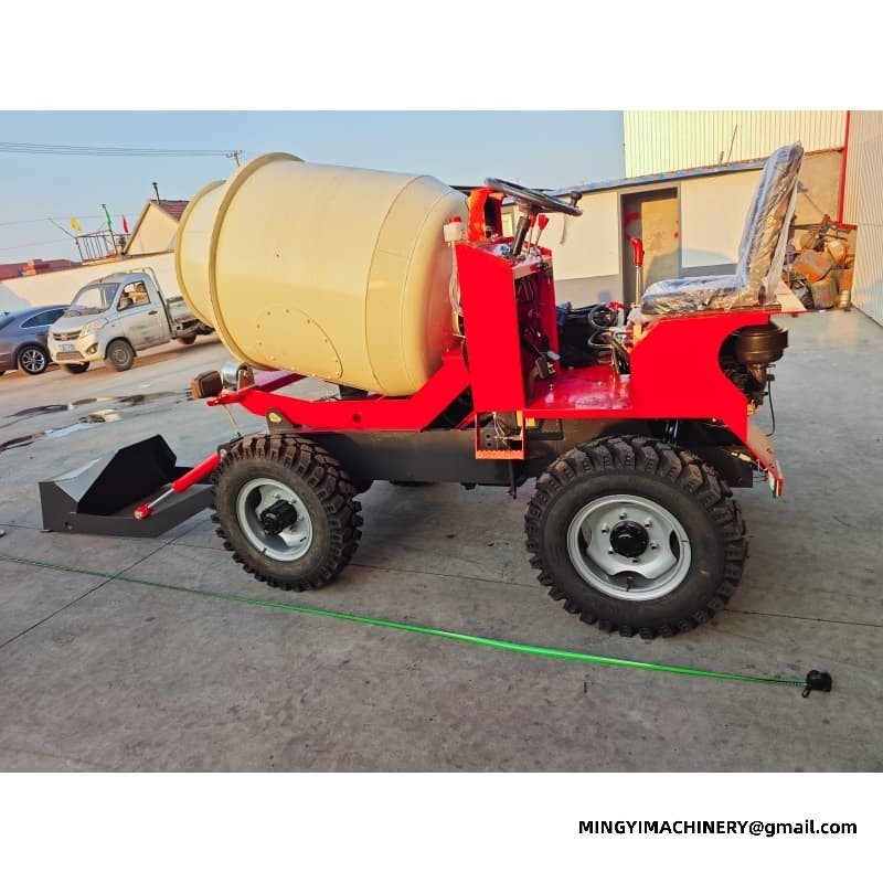 Mini 0.8m3 Self Loading Concrete Truck