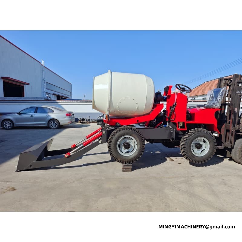 0.8m3 Road Construction Self Loader, Canal Paving 0.8m³ Mixer, Ditch Lining Truck