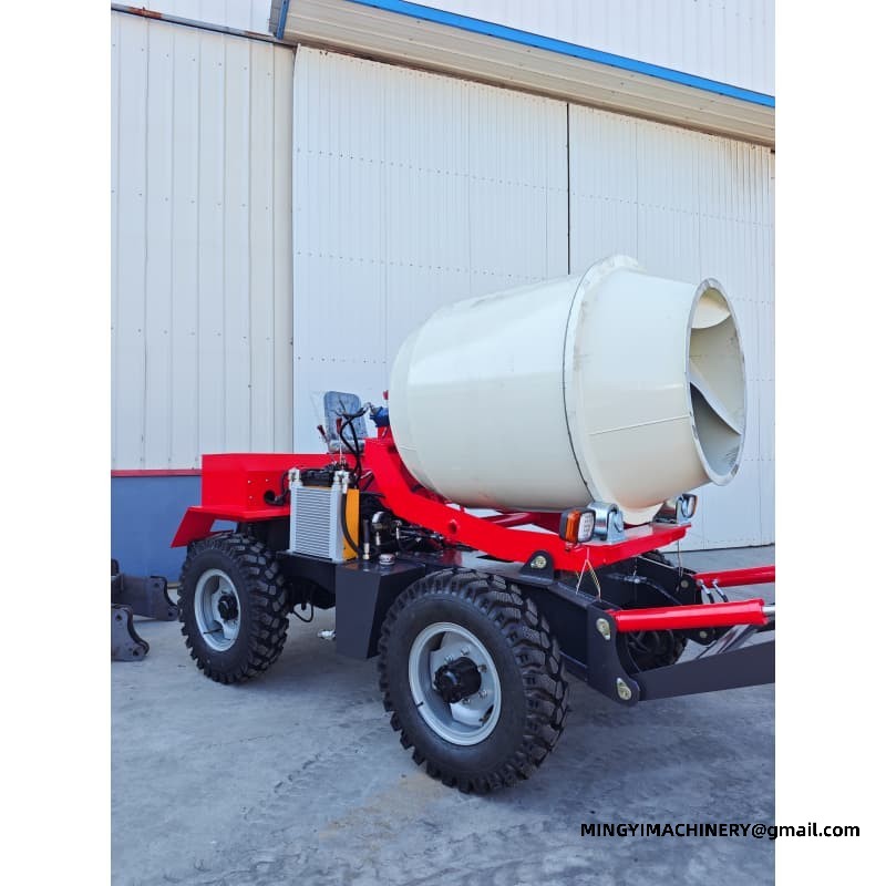 0.8m3 Road Construction Self Loader, Canal Paving 0.8m³ Mixer, Ditch Lining Truck