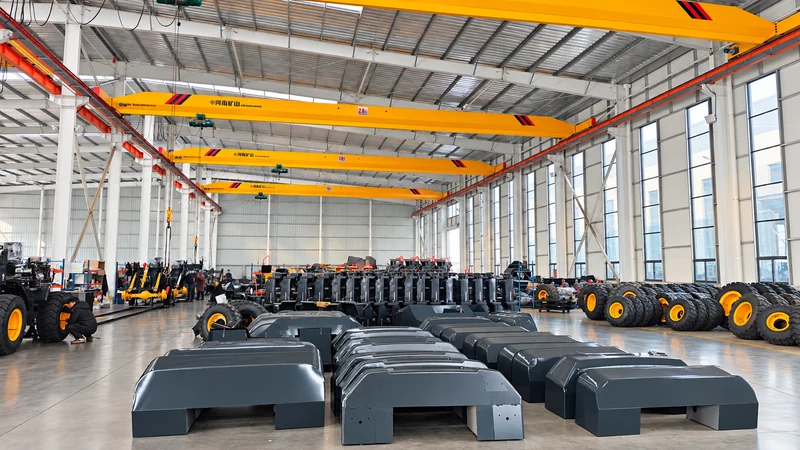 Mingyi production workshop with overhead cranes